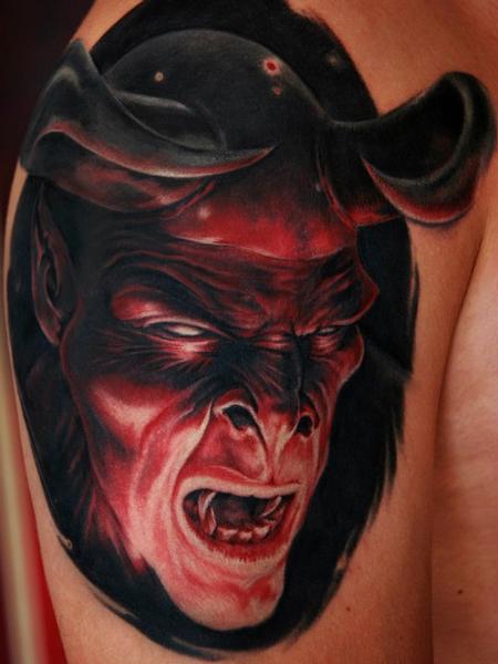 Tattoos - michele@offthemaptattoo.com, Hell Boy - 89252